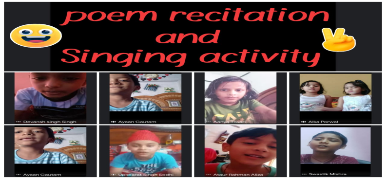 Poem Recitation and Singing Activity